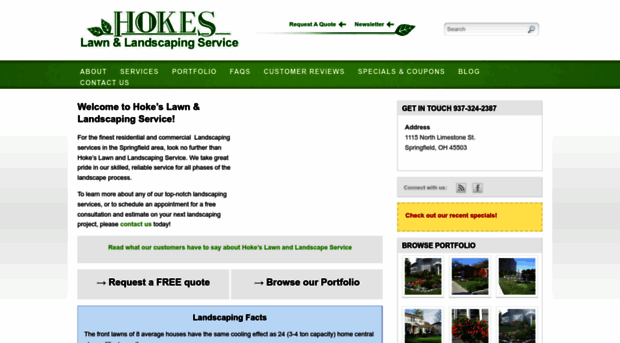 hokeslandscaping.com