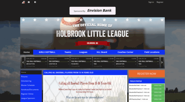 holbrooklittleleague.org