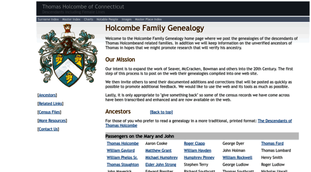 holcombegenealogy.com