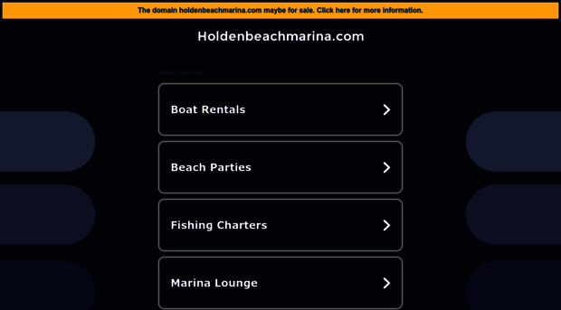 holdenbeachmarina.com