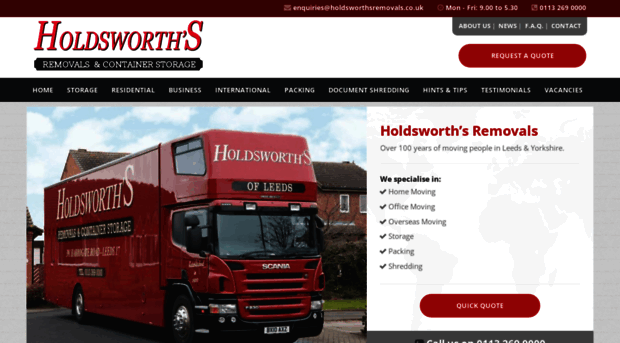 holdsworthsremovals.co.uk