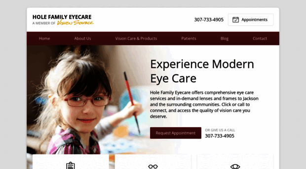 holefamilyeyecare.com