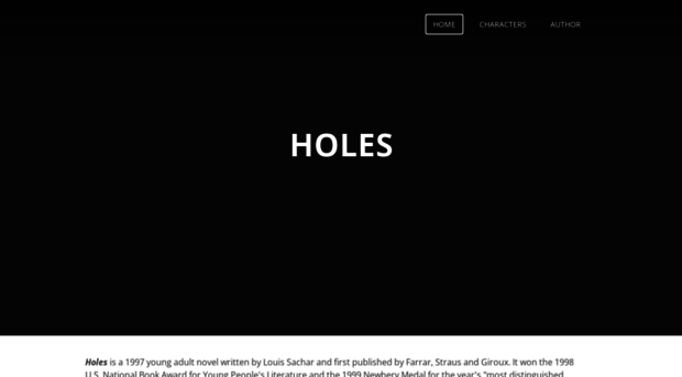 holes-by-louis-sachar.weebly.com