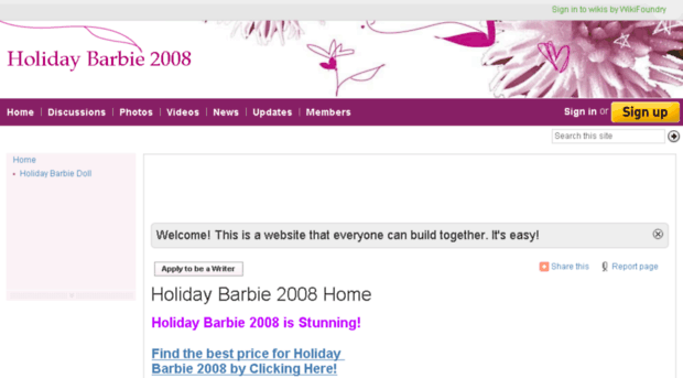 holiday-barbie-2008.wetpaint.com