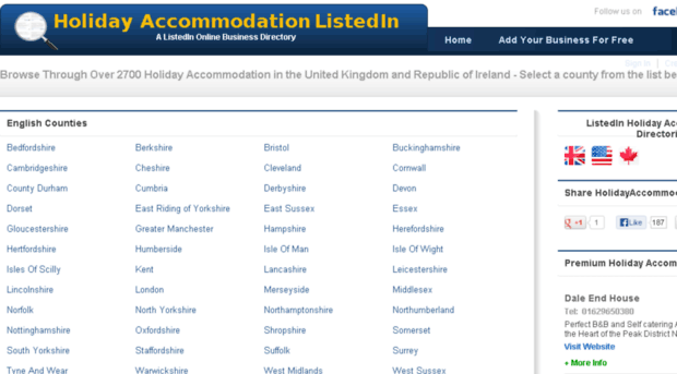holidayaccommodation.listedin.co.uk