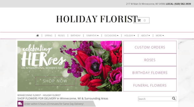 holidayfloristwinneconne.com