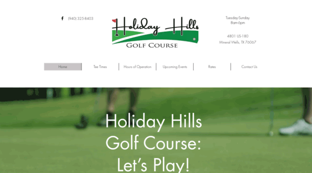 holidayhillsgolf.com