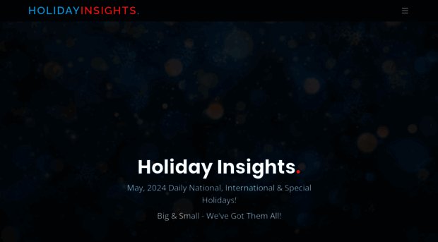 holidayinsights.com