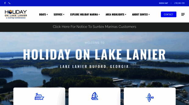 holidaylakelanier.com