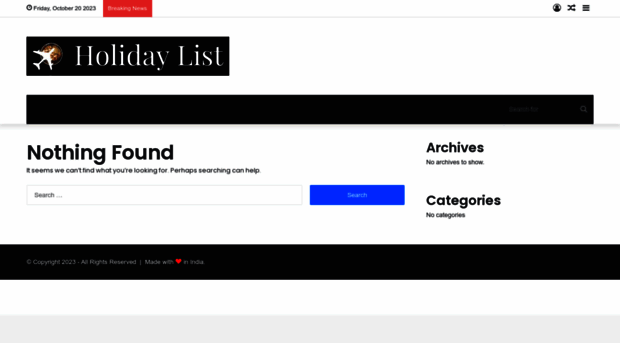 holidaylist.in