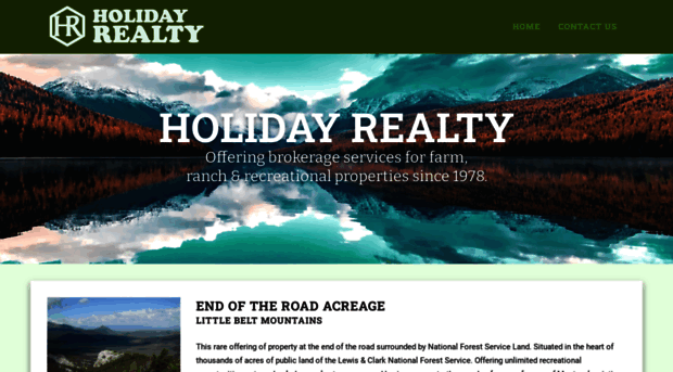 holidayrealtymt.com