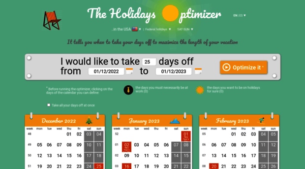 holidays-optimizer.org