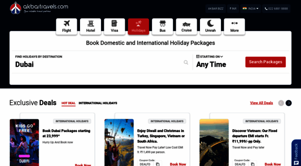 holidays.akbartravels.com