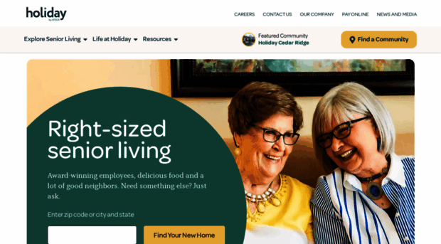 holidayseniorliving.com