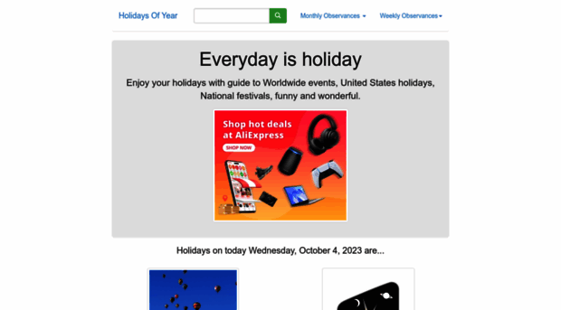 holidaysofyear.com