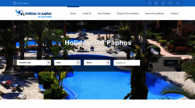 holidaystopaphos.com