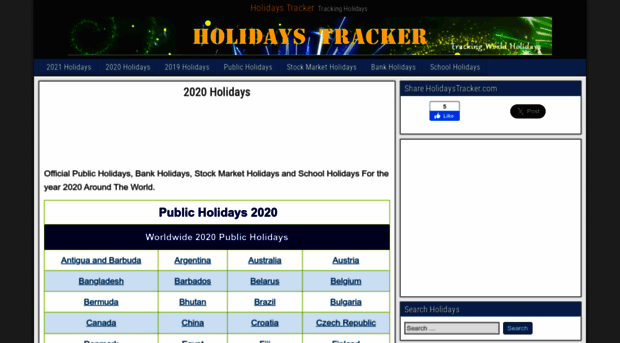 holidaystracker.com