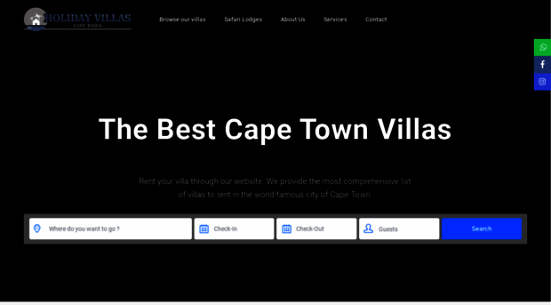 holidayvillascapetown.com