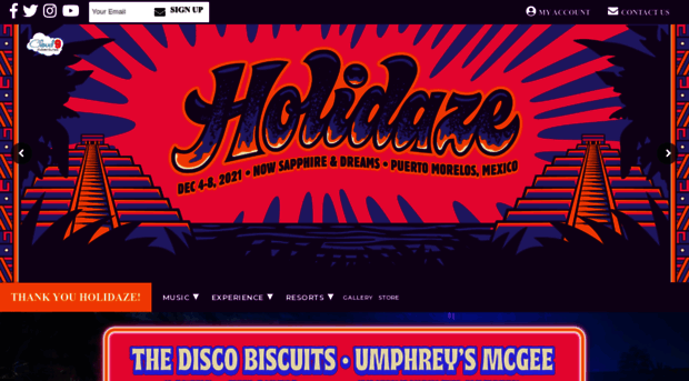 holidazerocks.com