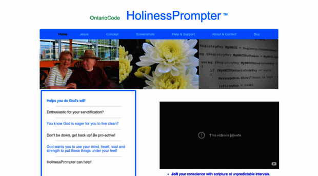 holinessprompter.com