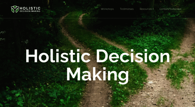 holisticdecisionmaking.org