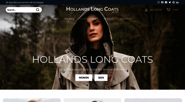 hollandslongcoats.co.uk