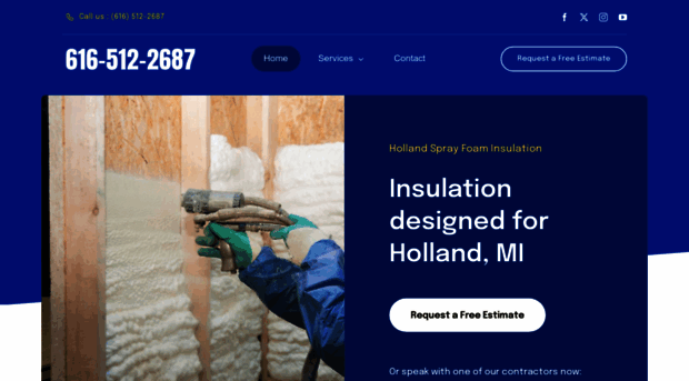 hollandsprayfoaminsulation.com