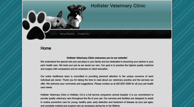 hollisterveterinaryclinic.com