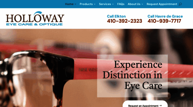 hollowayeyecare.com