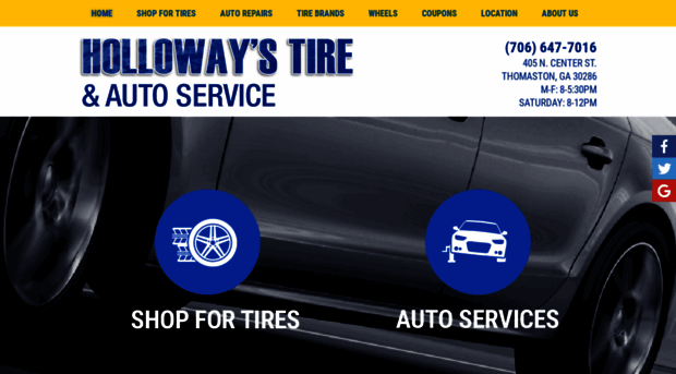 hollowaytire.com