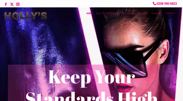 hollysbeautyparlour.co.uk
