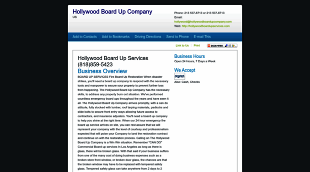 hollywoodboardupservices.com