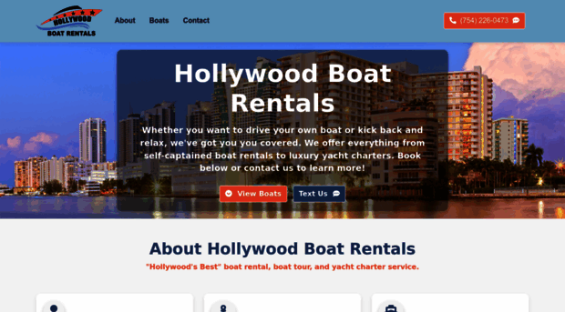 hollywoodboatrentals.com