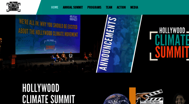 hollywoodclimatesummit.com