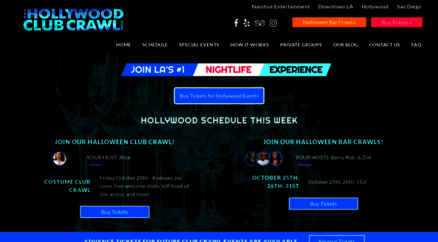 hollywoodclubcrawl.com