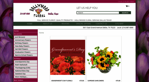 hollywoodfloral.com