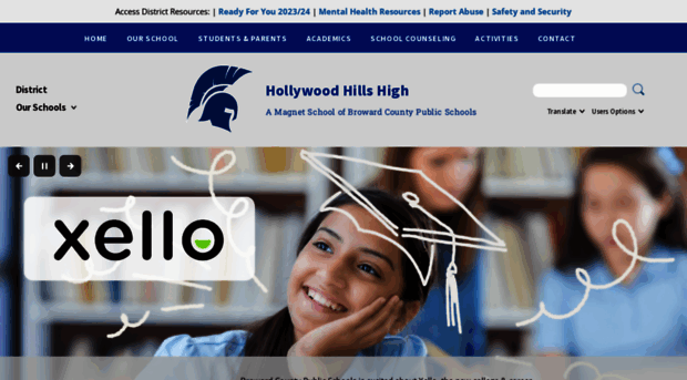 hollywoodhillshigh.browardschools.com