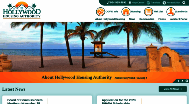 hollywoodhousingauthority.com