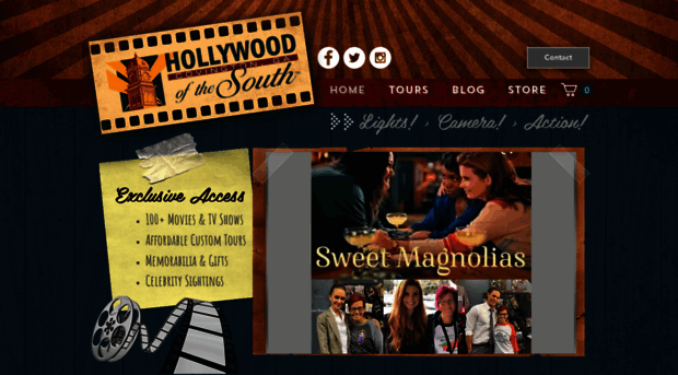 hollywoodofthesouthtours.com