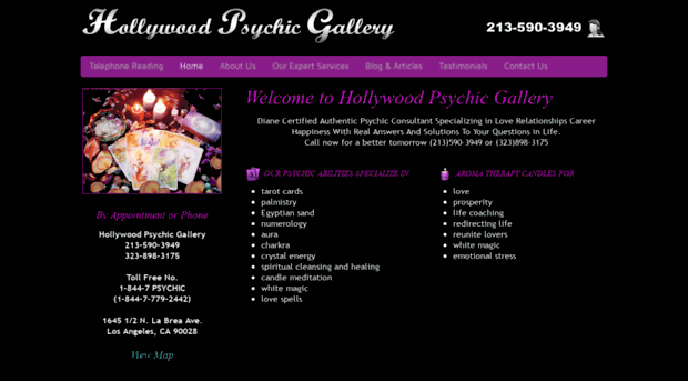 hollywoodpsychicgallery.com