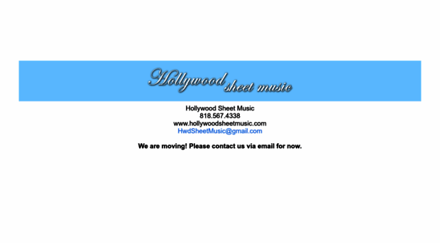 hollywoodsheetmusic.com