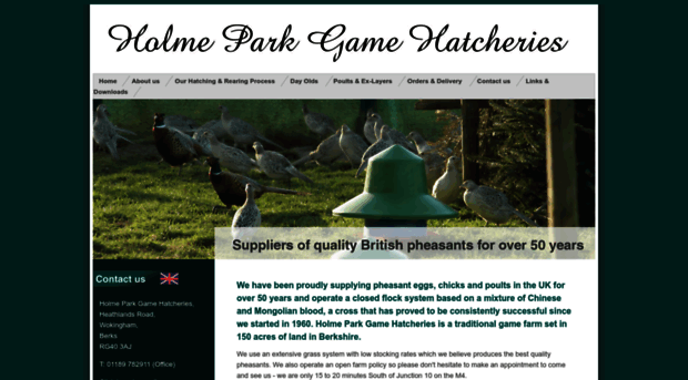 holmeparkgamehatcheries.co.uk