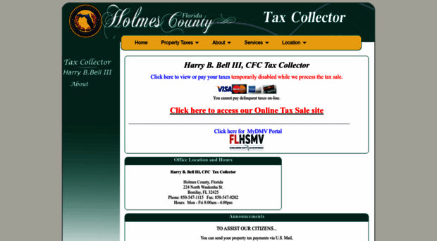 holmescountytaxcollector.com