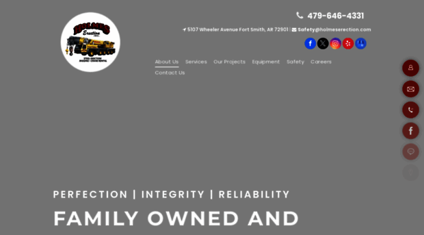 holmeserection.com