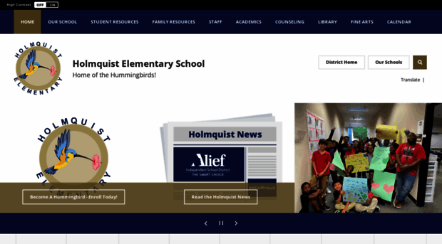 holmquist.aliefisd.net