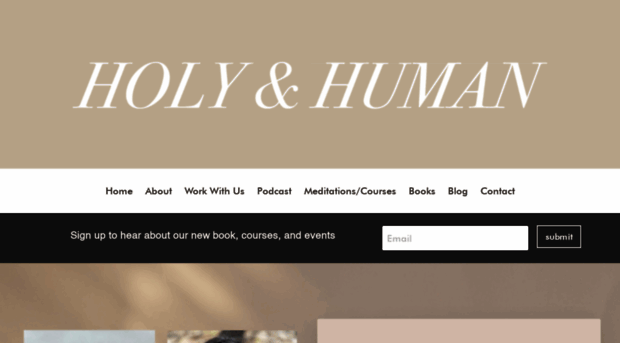 holyandhuman.com