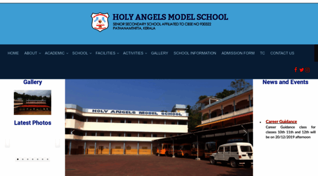 holyangelsmodelschool.in