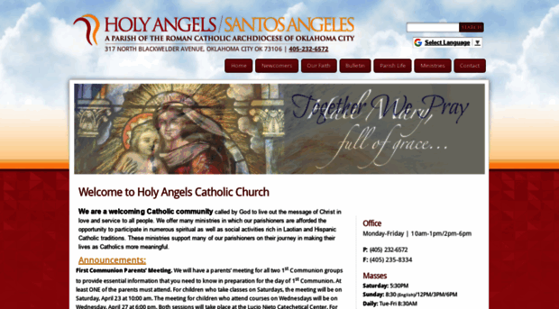 holyangelsokc.org