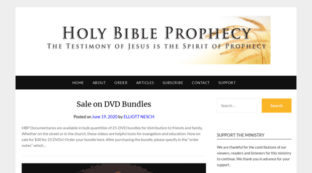 holybibleprophecy.org