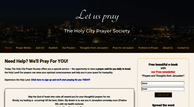 holycityprayer.com